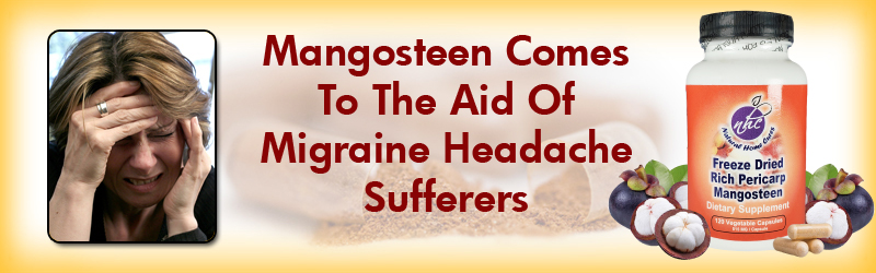 Natural Home Cures Freeze Dried Rich Pericarp Mangosteen For Migraine Headache Sufferers